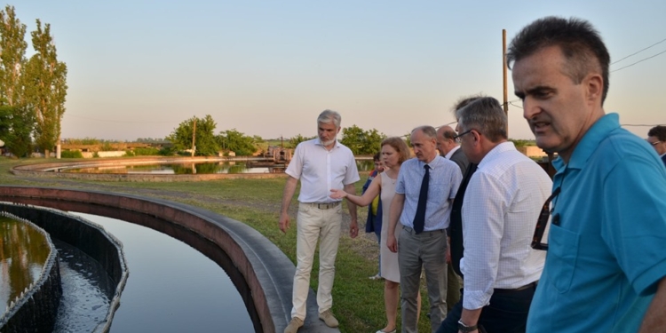 Делегация Представительства ЕС побывала на «Николаевводоканале» и осталась довольна увиденным (ФОТО)