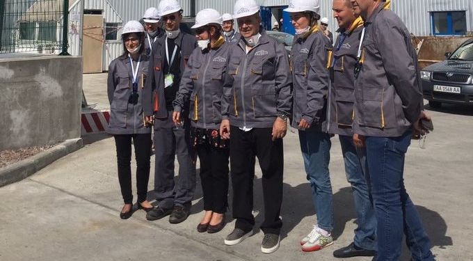 Чернобыльскую АЭС посетил министр иностранных дел Франции (ФОТО)