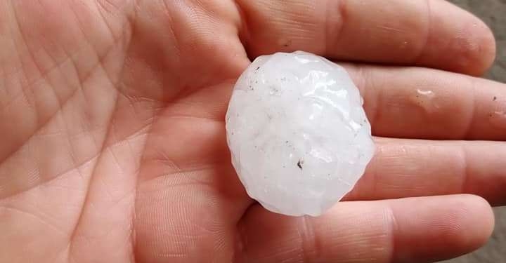 В двух районах Николаевщины прошел град размером с перепелиное яйцо (ФОТО)