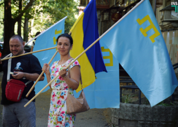 Николаевцы присоединились к празднованию Дня крымскотатарского флага: «Духом мы намного сильнее оккупантов» (ФОТО, ВИДЕО)