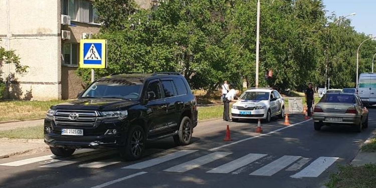 В Южноукраинске на пешеходном переходе сбили мужчину (ФОТО)