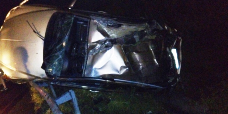 На Николаевщине внедорожник столкнулся с отбойником – госпитализированы двое мужчин