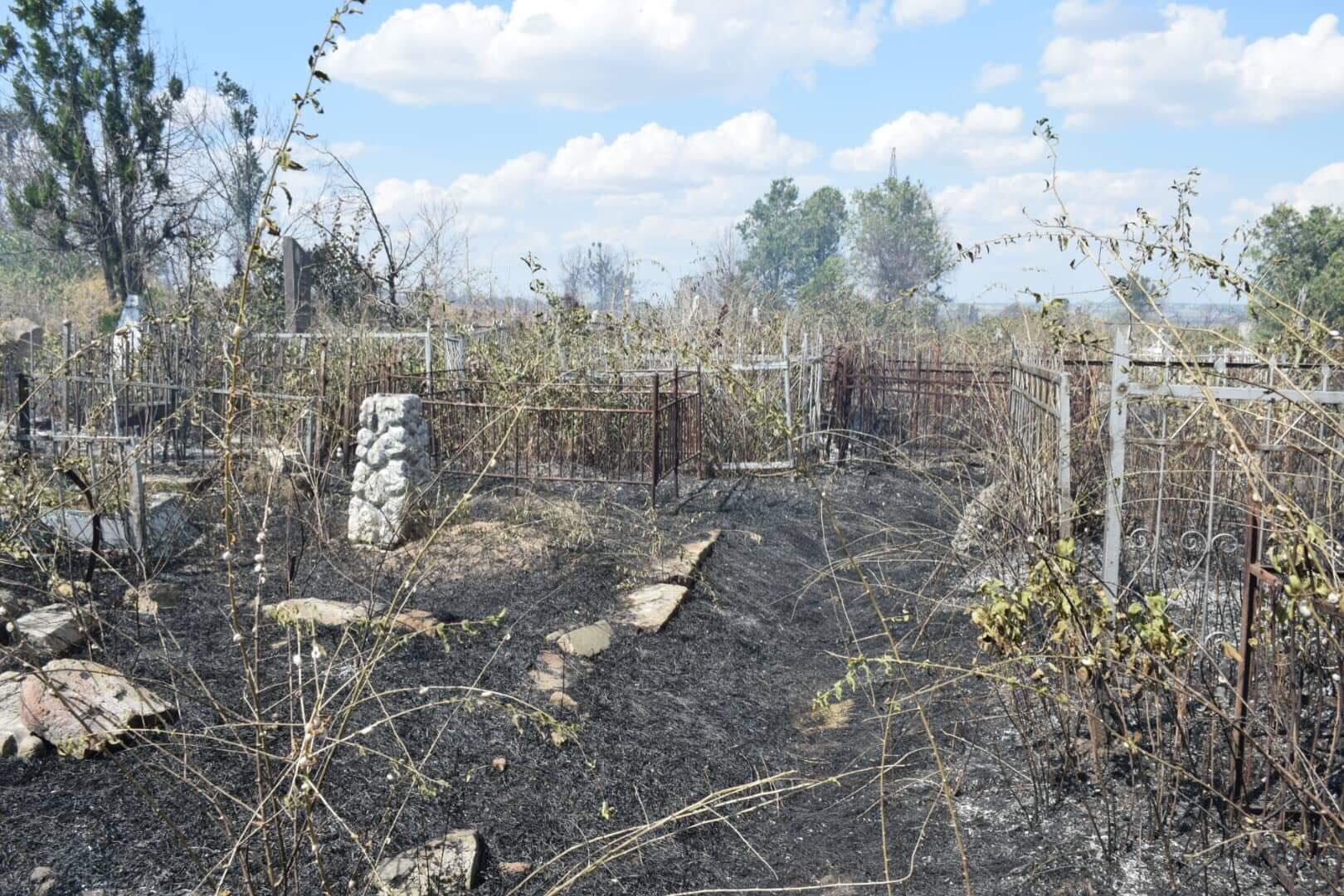 В Николаеве опять горел старый некрополь (ФОТО)