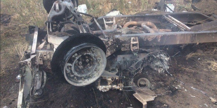 Обстрел санитарного авто на Донбассе: появились фото с места трагедии