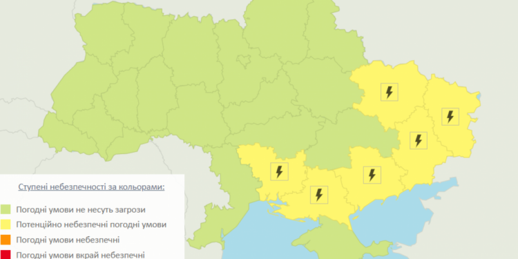 На Николаевщине объявлено штормовое предупреждение