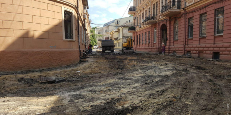В Одессе старым улицам возвращают брусчатку