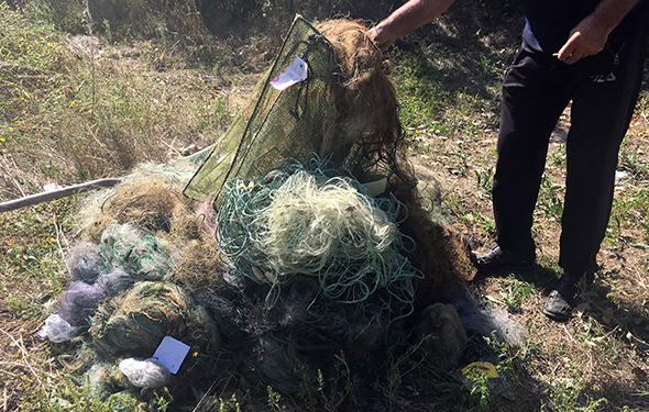 Николаевский рыбоохранный патруль уничтожил 120 сеток, “пауков” и прочих ловчих орудий (ФОТО)