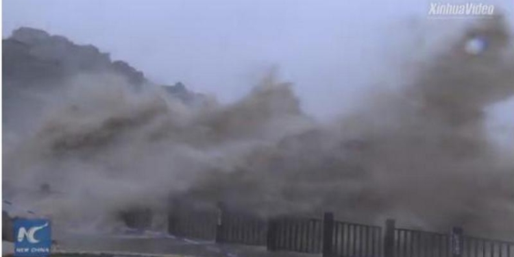 Супертайфун «Лекима» в Китайской Народной Республике унес жизни 28 человек (ВИДЕО)