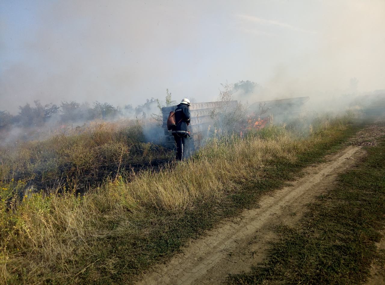 На Николаевщине не прекращаются пожары на открытых территориях (ФОТО)
