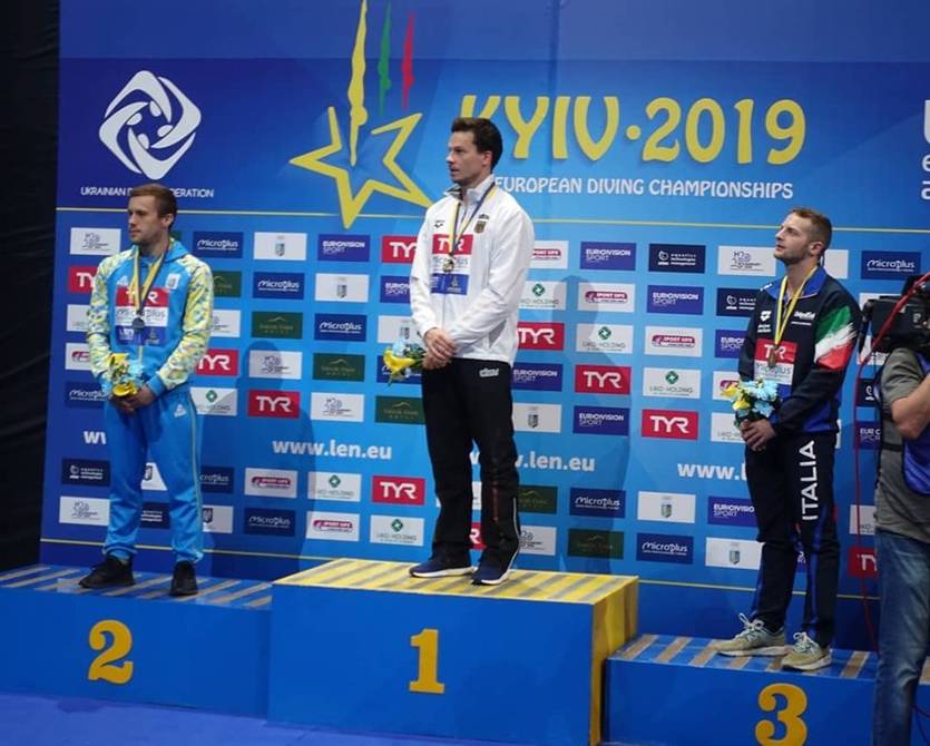 Николаевец Колодий выиграл серебро Чемпионата Европы по прыжкам в воду 3