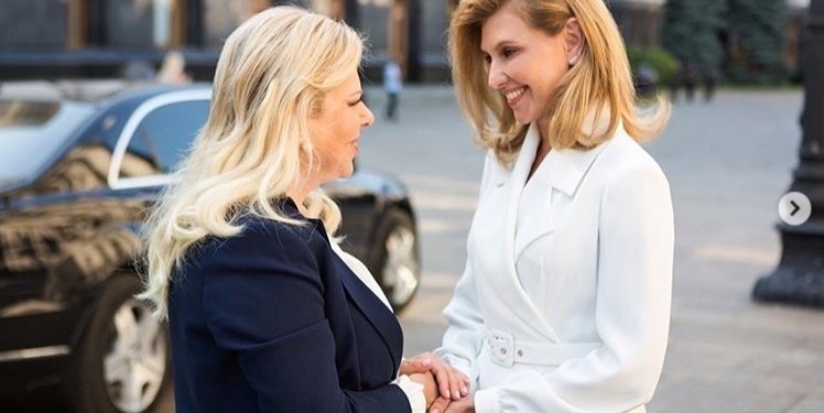 Договорились продолжить. Елена Зеленская рассказала о своем общении с Сарой Нетаньяху (ФОТО)