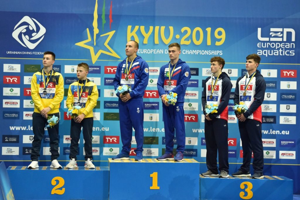 13-летний украинец стал призером взрослого чемпионата Европы по прыжкам в воду 1