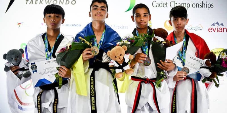 Юный николаевец Симур Мирзоев завоевал «золото» чемпионата мира по тхэквондо