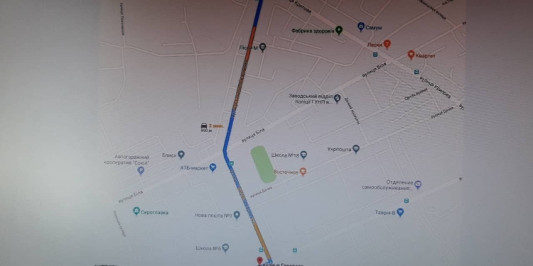 Из-за аварии канализационного коллектора на ул. Карпенко маршрутки №№8,44, 81 изменят схему движения