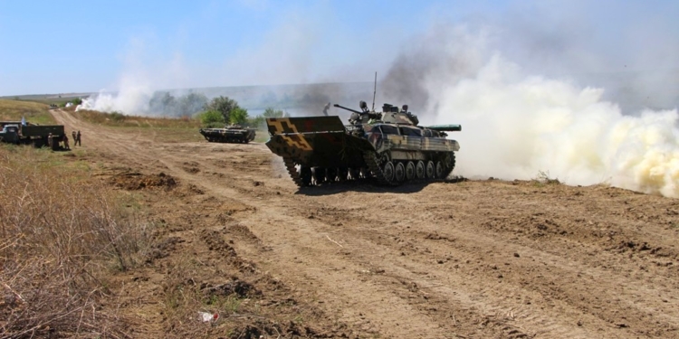 На полигоне «Широкий лан», что на Николаевщине, прошли учения в новом формате (ФОТО)