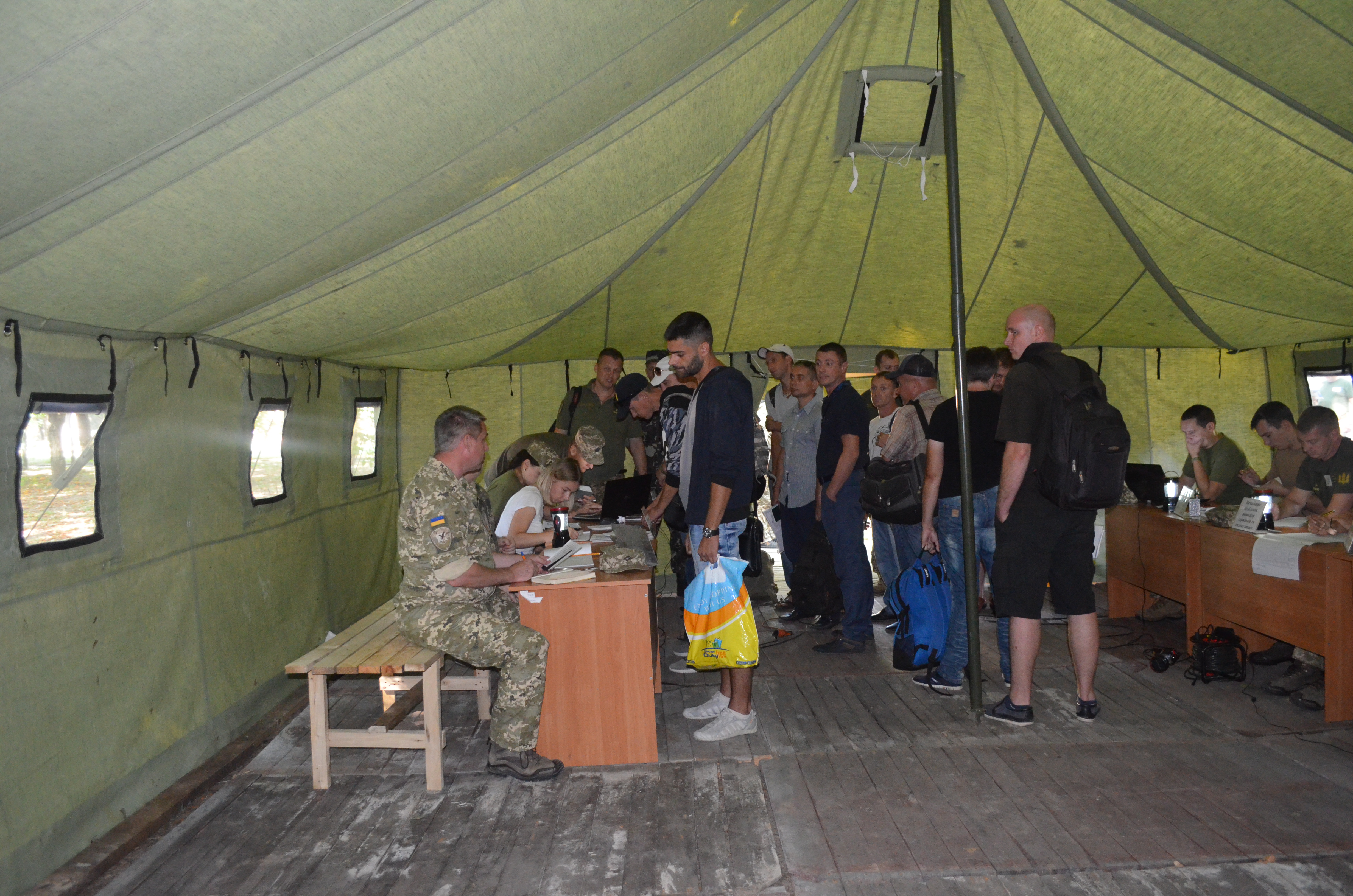 На Николаевщине к учениям бригады теробороны привлекли 2000 военнообязанных (ФОТО)