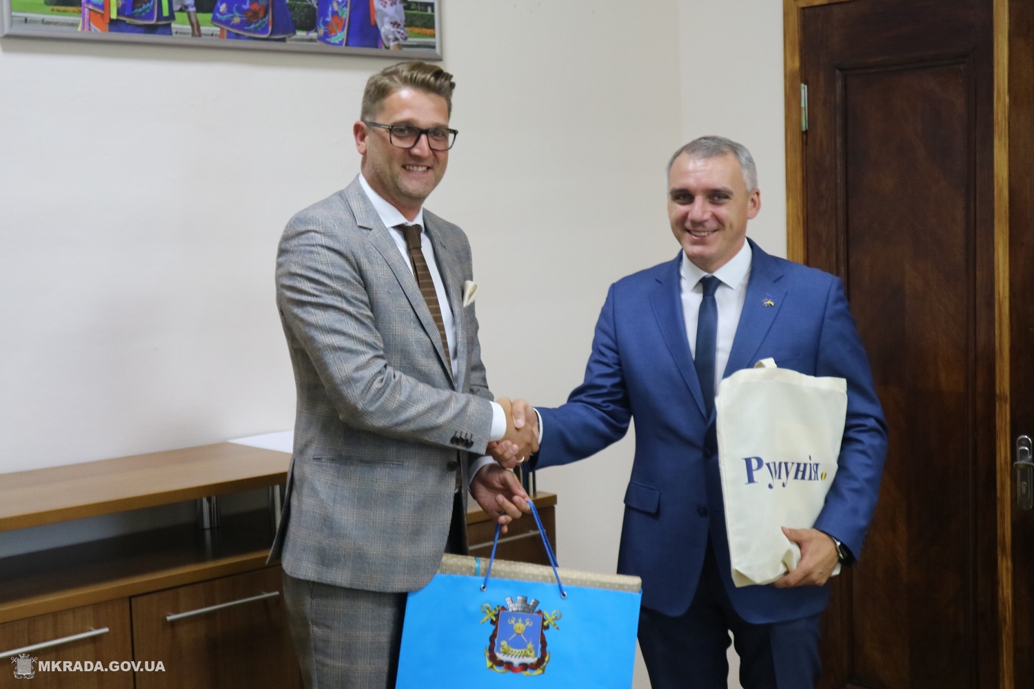 Городской голова Николаева встретился с послом Румынии Кристианом-Леоном Цуркану (ФОТО)