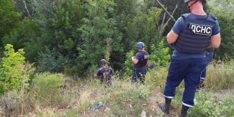 Возле моста в Станице Луганской начали разминировать территорию