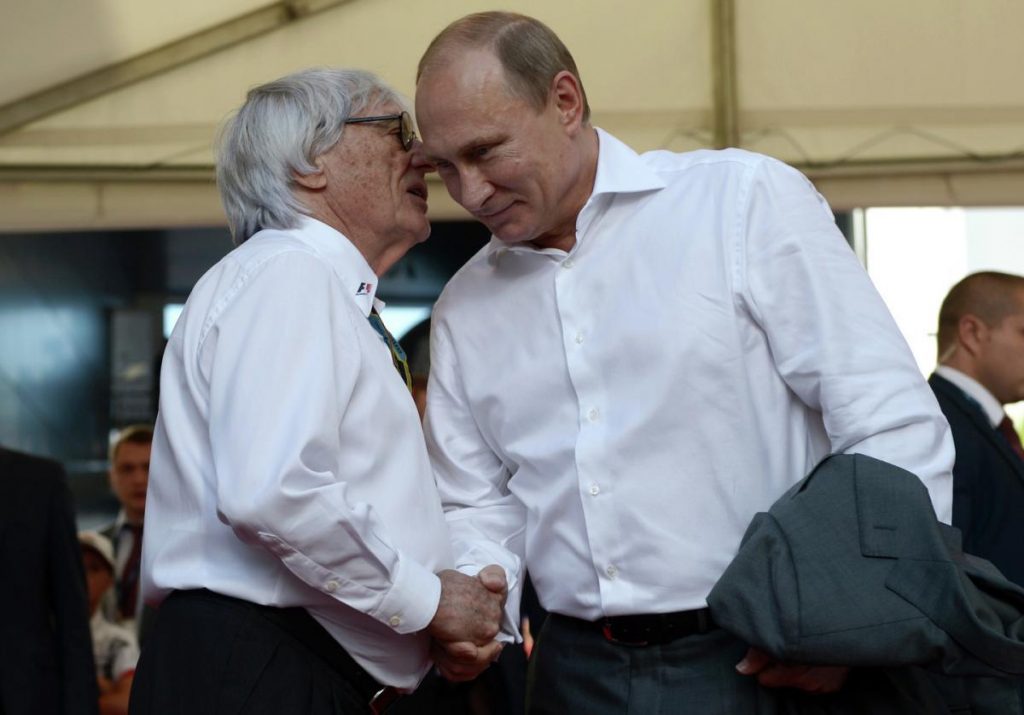 Почетный президент Формулы-1 хотел бы, чтобы Путин захватил Европу 1