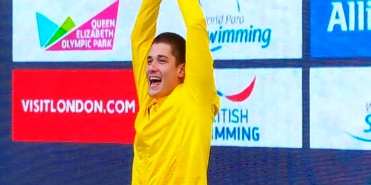 В День города Николаева Богдан Гриненко завоевал «серебро» чемпионата мира по паралимпийскому плаванию