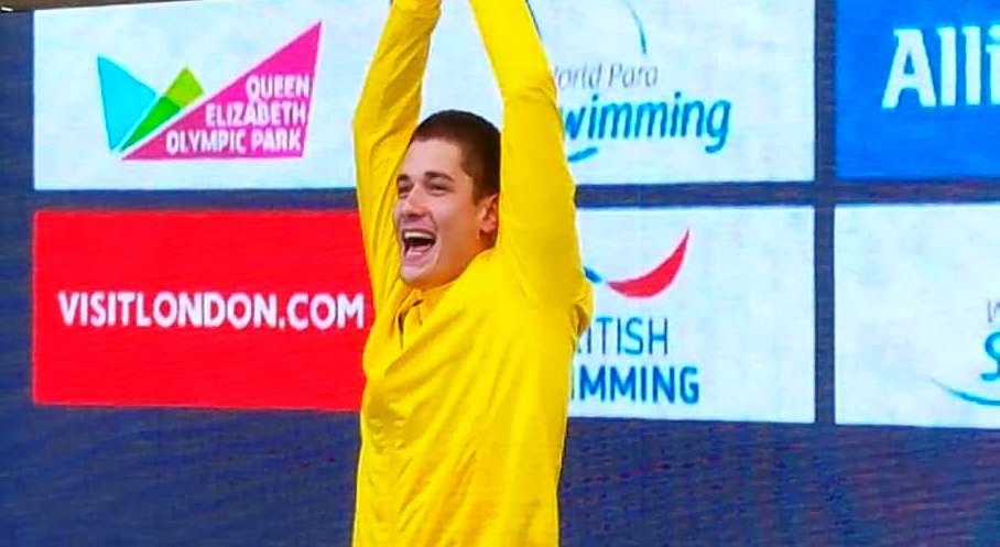 В День города Николаева Богдан Гриненко завоевал «серебро» чемпионата мира по паралимпийскому плаванию 3