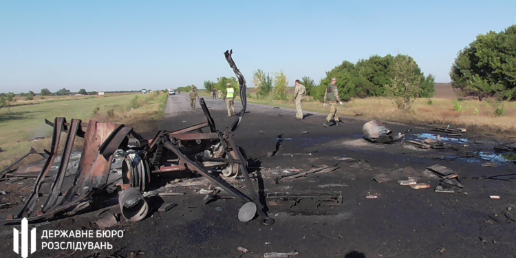 В Херсонской области при передислокации воинской части взорвался прицеп с топливом
