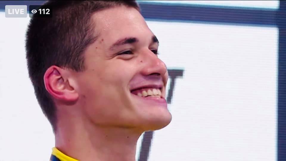 Богдан Гриненко из Николаева завоевал «золото» чемпионата мира по паралимпийскому плаванию 3