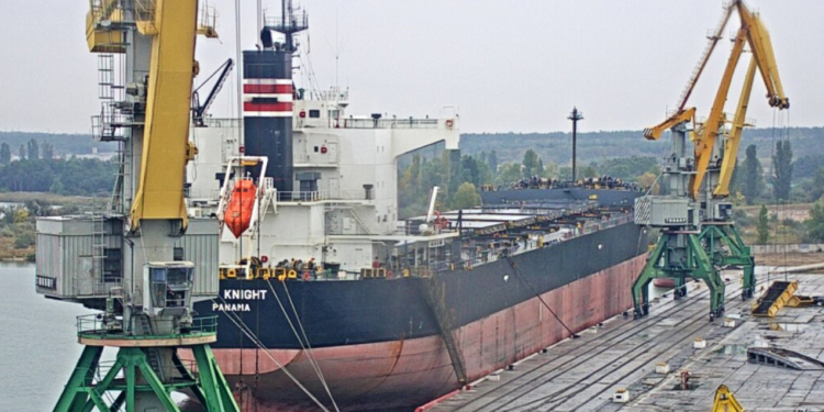 Порт Ольвия принял самое большое судно в 2019 году (ФОТО)