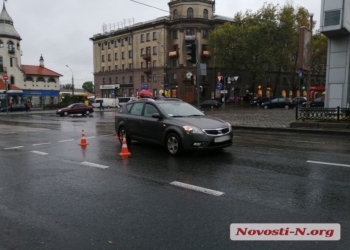 В центре Николаева на «зебре» сбили пешехода (ФОТО)
