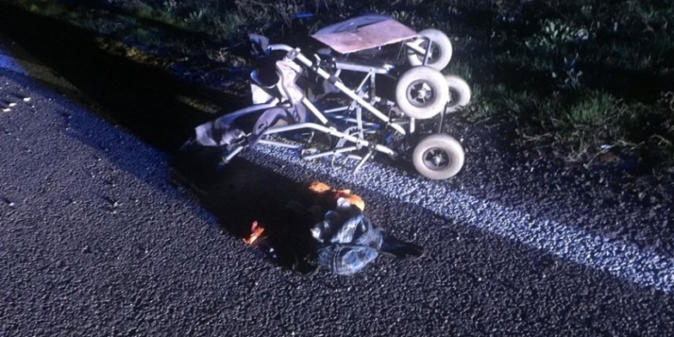 На трассе под Николаевом «Ланос» насмерть сбил пешехода, который шел вдоль трассы (ФОТО)