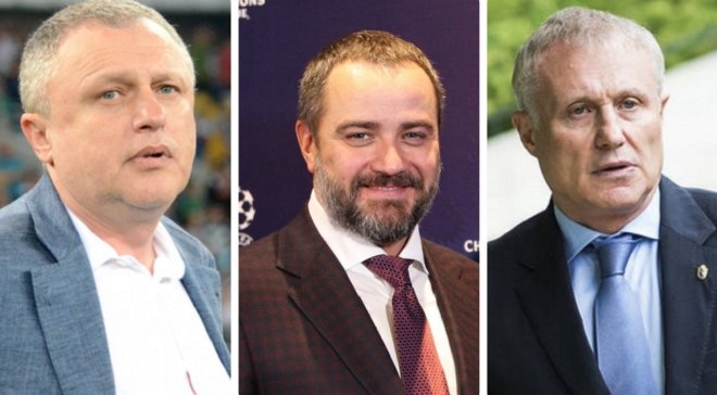 Во время матча Украина – Португалия между Павелко и Суркисами вспыхнула драка