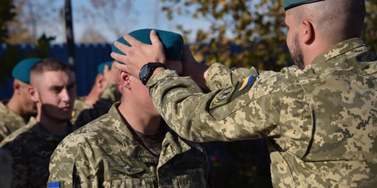 Николаевские морпехи дали «Клятву морского пехотинца» на юге Донецкой области (ФОТО)