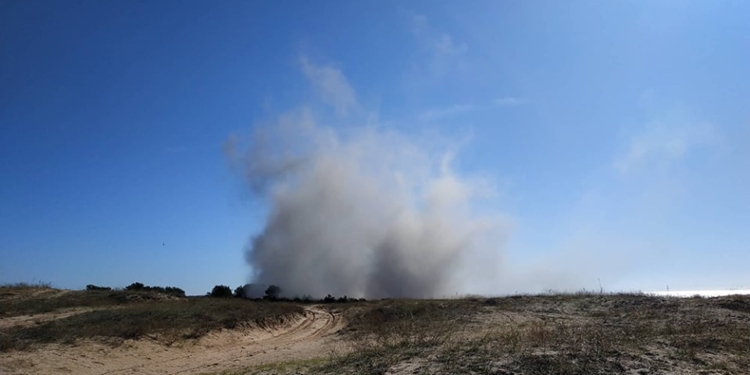 Николаевские спасатели обезвредили 78 взрывоопасных предметов, найденных в акватории Кинбурнской косы (ФОТО, ВИДЕО)