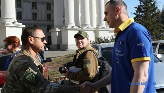В Киеве митингуют за освобождение Марченко из итальянской тюрьмы. К акции присоединился Сенцов (ФОТО, ВИДЕО)