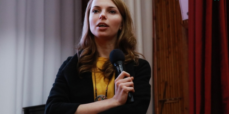 Соучредитель The Ukrainians Маричка Паплаускайте рассказала николаевцам о том, как писать захватывающие репортажи (ФОТО, ВИДЕО)