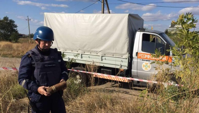 Николаевские пиротехники уничтожили 7 снарядов