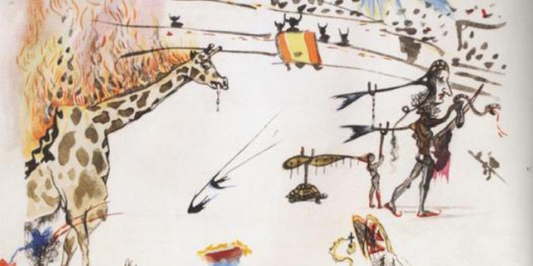 Вор вынес офорт Сальвадора Дали из галереи в США за 32 секунды (ВИДЕО)