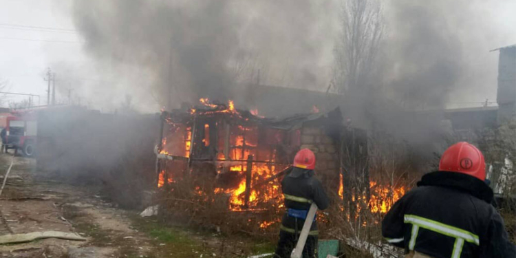 На Николаевщине трижды горели неэксплуатируемые здания (ФОТО)