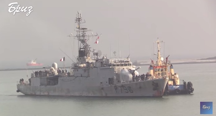 В Одесский порт зашел корвет ВМС Франции (ВИДЕО)