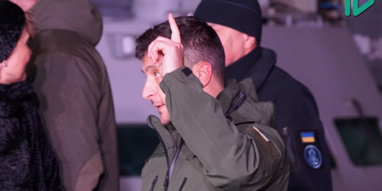 ФОТОРЕПОРТАЖ: Главное из выступления Зеленского в Очакове