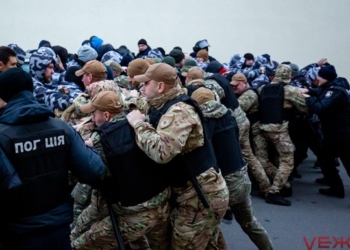 В Виннице подрались силовики и Нацдружина