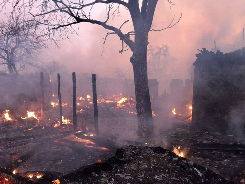 На Николаевщине спасателям нашлась работа: прямо в гараже сгорела «Волга», а также вспыхнула хозпостройка (ФОТО)