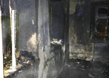 В Первомайске ночью горел жилой дом (ФОТО)