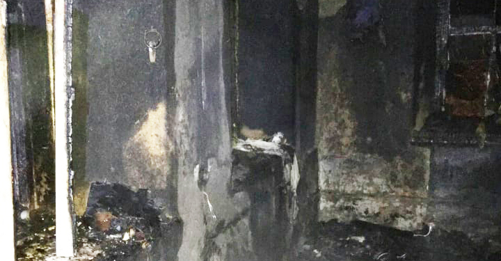 В Первомайске ночью горел жилой дом (ФОТО)