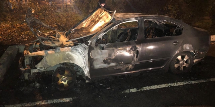 На Одесской таможне сожгли авто семьи нового начальника. “Это война”, – уверен Нефедов (ФОТО, ВИДЕО)