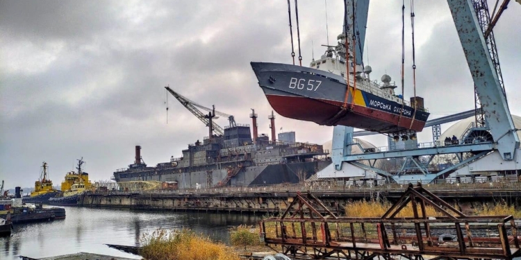 Завершена доковая часть ремонта корабля Морской охраны «Николаев»