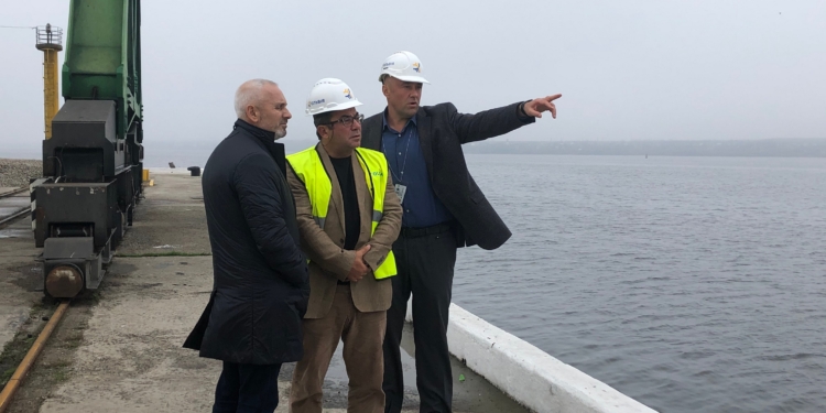 Ознакомление с объектом концессии: николаевский порт Ольвия посетили представители GIG и RISOIL