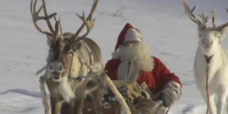 Свято наближається. Йоулупукки отправился в путь из Корватунтури (ВИДЕО)