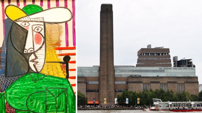 В лондонской галерее 20-летний мужчина атаковал картину Пикассо стоимостью 20 млн.фунтов стерлингов 1