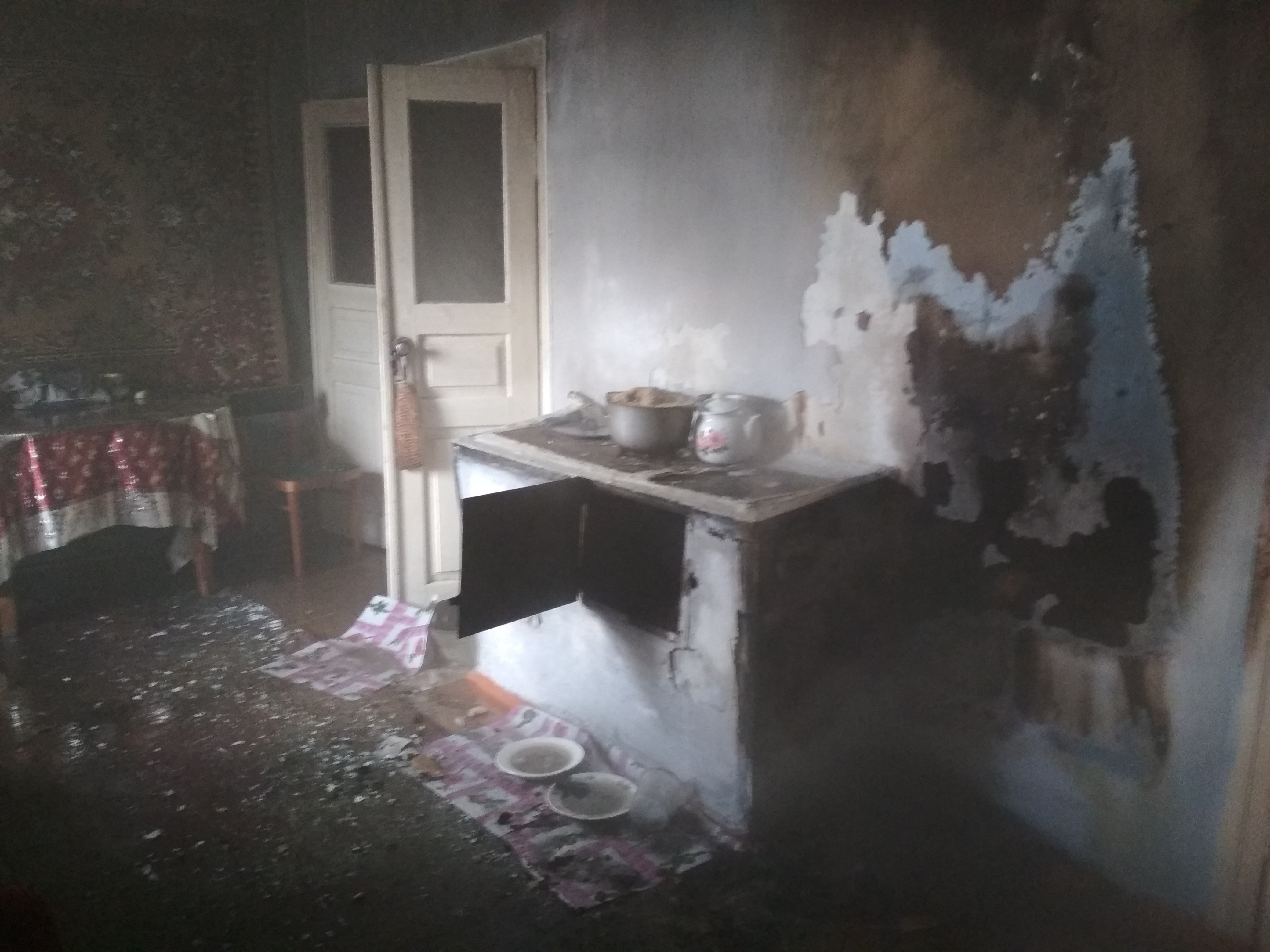 В Снигиревке из-за печки загорелся жилой дом (ФОТО)